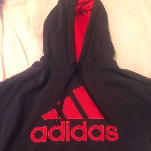 Adidas Black & Red Hoodie